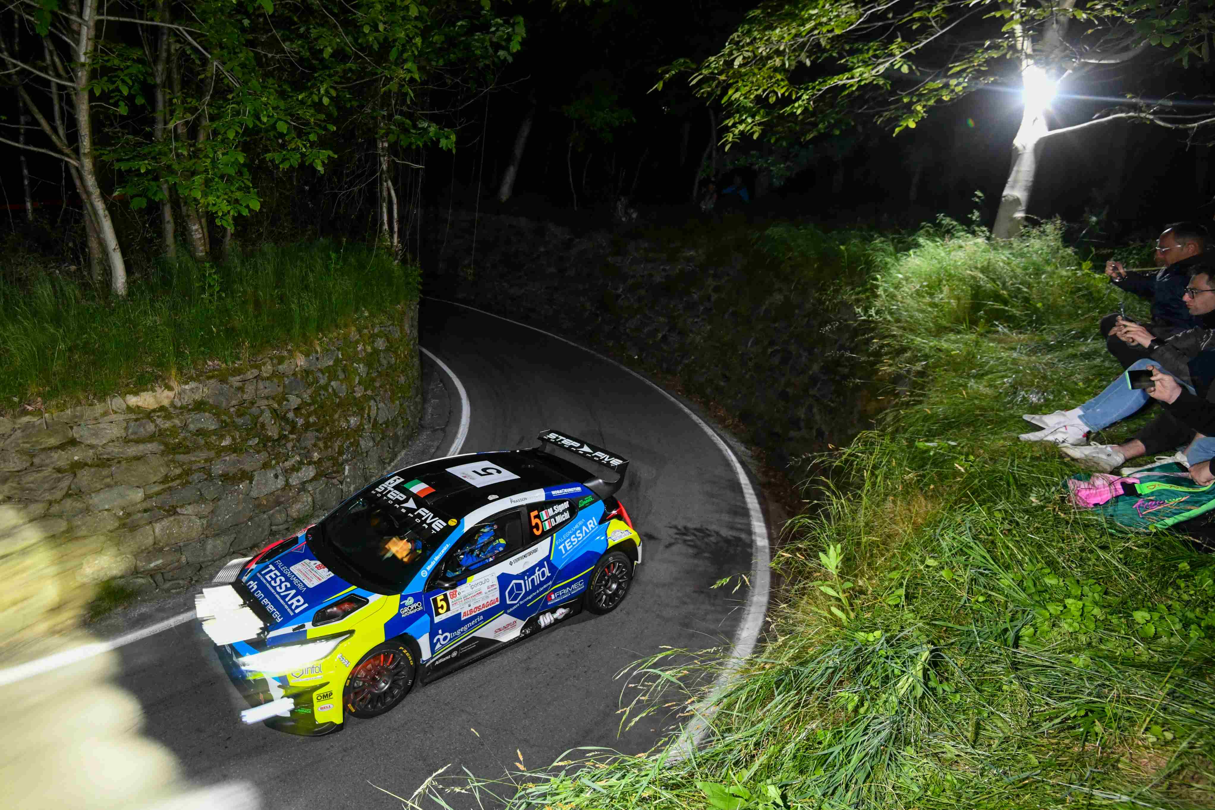Marco Signor leader dopo la prima tappa al 69° Rally Coppa Valtellina