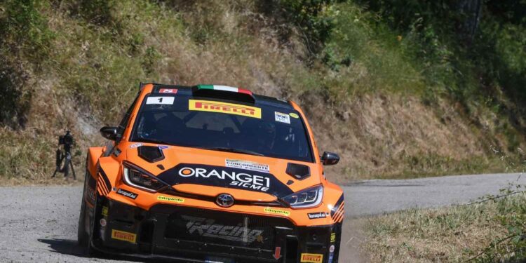 Alla Toyota GR Yaris Rally2 di Simone Campedelliil 46° Rally Internazionale Casentino