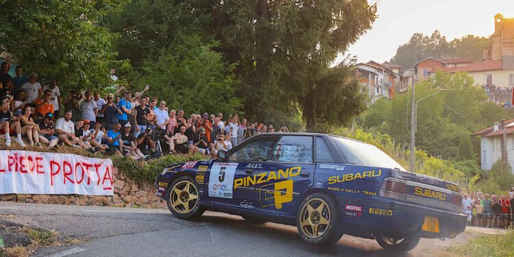 Corrado Pinzano “profeta in patria”: il RallyLana storico tricolore è suo per la prima volta