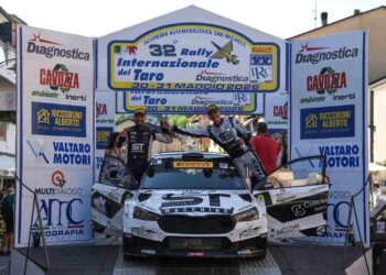Rudy Michelini in evidenza al Rally Internazionale del Taro:quinto assoluto e terzo nell’IRC Challenge, al termine di una gara di alto livello