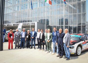 Il Rally Regione Piemonte presentato stamani  al Grattacielo Piemonte, nella “sala trasparenza”