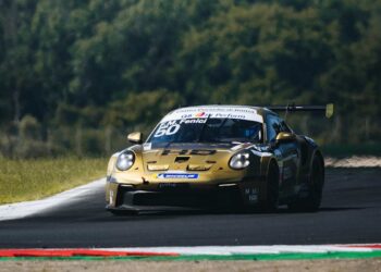 Fenici centra due podi nella “sua” Vallelunga in Carrera Cup