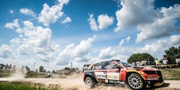 Flavio Brega conclude ottavo al #TimeToRally Città di Noale: una foratura rallenta la corsa della sua Skoda Fabia RS