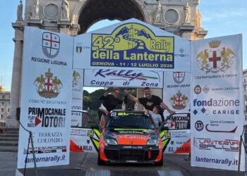 Luca Del Testa e 2L Motorsport con il sorriso al Rally della Lanterna