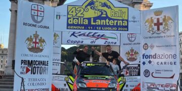 Luca Del Testa e 2L Motorsport con il sorriso al Rally della Lanterna
