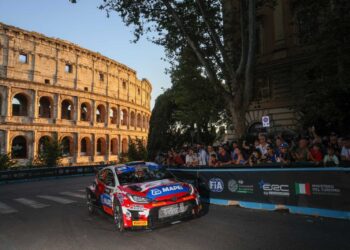 Toyota Gazoo Racing Italy sul podio “tricolore” del Rally di Roma Capitale