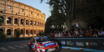 Toyota Gazoo Racing Italy sul podio “tricolore” del Rally di Roma Capitale