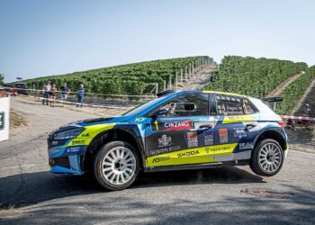 Rally Regione Piemonte: la prima tappa a Daprà-Guglielmetti (Skoda)