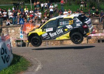 Alessandro Zorzi al “via” del Rally 1000 Miglia