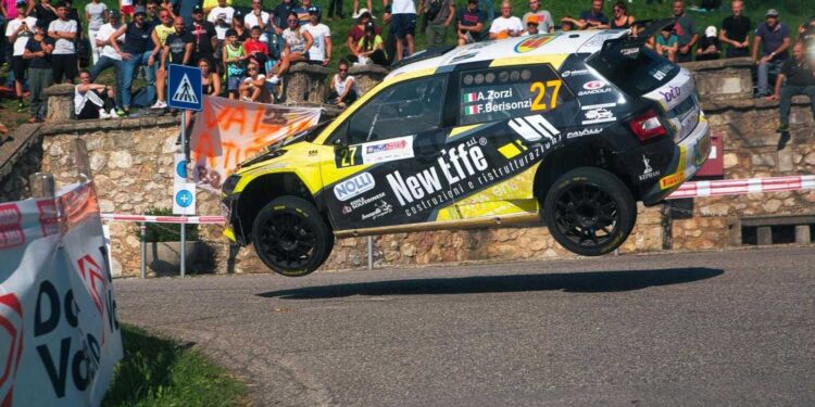 Alessandro Zorzi al “via” del Rally 1000 Miglia