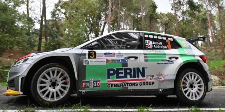 11° RALLY COLLINE METALLIFERE-POMARANCE: VITTORIA STRANIERA CON LO SLOVENO AVBELJ (SKODA)