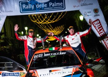 Flavio Brega quarto assoluto al Rally delle Palme