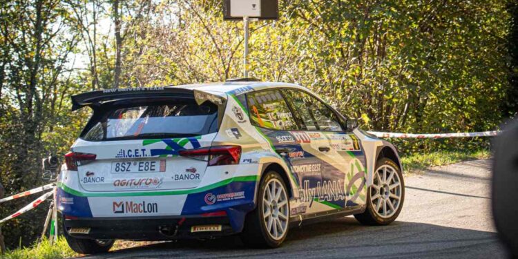 CORRADO PINZANO CONQUISTA DI NUOVO IL RALLY LANA: BIS VINCENTE SULLE STRADE DI CASA